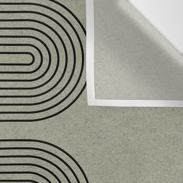 Green Organic Texture Geometric  Wall Tapestry Gallery Image 3