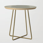 Green Organic Texture Geometric  Side Table Gallery Image 1