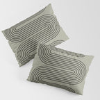 Green Organic Texture Geometric  Pillow Sham Gallery Image 3