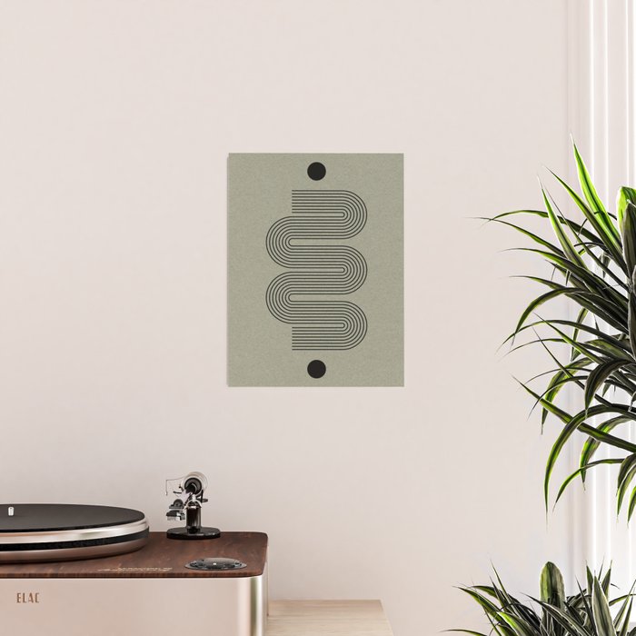 Green Organic Texture Geometric  Poster Gallery Image 2