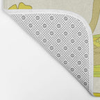 here in now surf meditate gerry lopez // retro art by surfy birdy Bath Mat Gallery Image 2