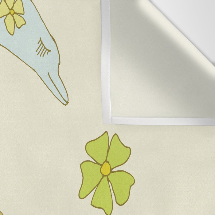 here in now surf meditate gerry lopez // retro art by surfy birdy Wall Tapestry Gallery Image 3