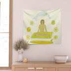 here in now surf meditate gerry lopez // retro art by surfy birdy Wall Tapestry Gallery Image 2