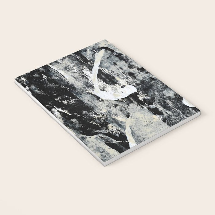 003: a vibrant abstract design in black and white by Alyssa Hamilton Art  Notebook Gallery Image 3