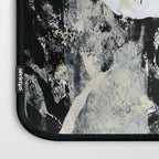 003: a vibrant abstract design in black and white by Alyssa Hamilton Art  Laptop Sleeve Gallery Image 3