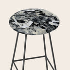 003: a vibrant abstract design in black and white by Alyssa Hamilton Art  Stool Gallery Image 2