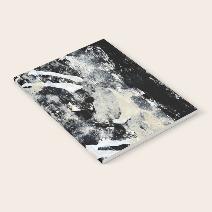 003: a vibrant abstract design in black and white by Alyssa Hamilton Art  Notebook Gallery Image 2