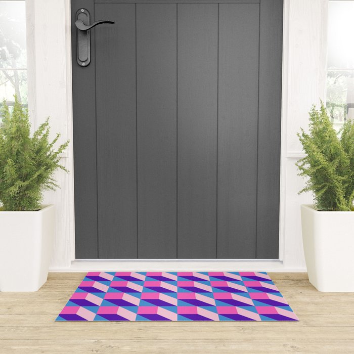 Geometric 01A Welcome Mat Gallery Image 3