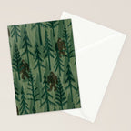 Subtle Sasquatch - Forest  Stationery Card Gallery Image 2