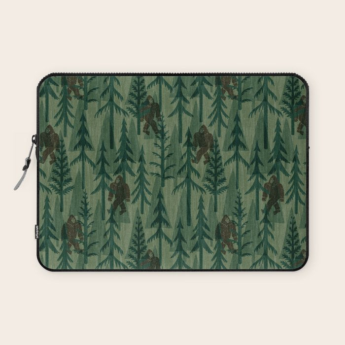 Subtle Sasquatch - Forest  Laptop Sleeve Gallery Image 1