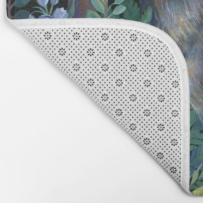 Black Goat Moon Garden Bath Mat Gallery Image 2