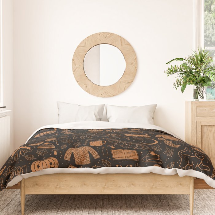 Autumn Nights: Halloween Duvet Cover Gallery Image 3