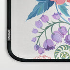 Floral moth painting Laptop Sleeve Gallery Image 3