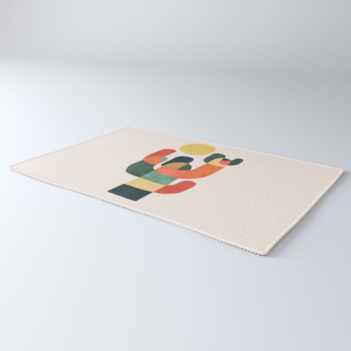 Cactus in the desert Rug Gallery Image 3