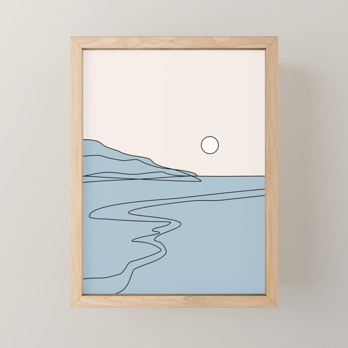 Abstract Landscape 28B Mini Art Print Gallery Image 1