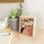 Woman With Flowers 2 Mini Art Print Gallery Image 2
