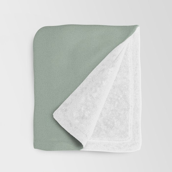 Aquarius Zodiac Star Constellation Line Art Soft Sage Throw Blanket Gallery Image 3