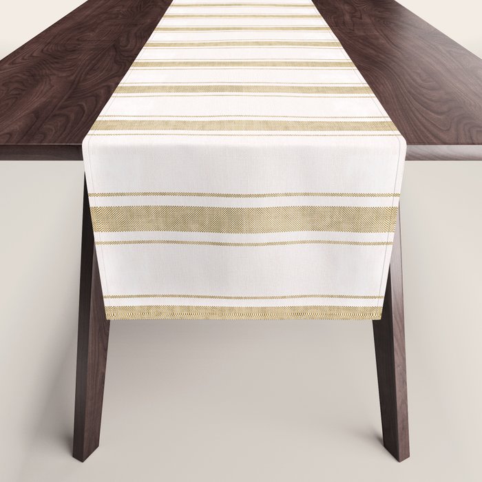 AEGEAN JUTE STRIPE Table Runner Gallery Image 1