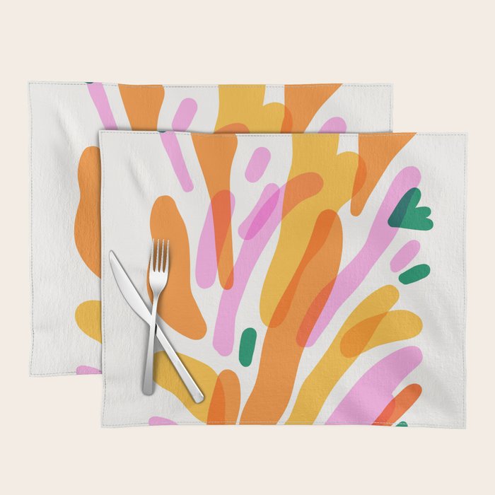Abstract Flower Burst  Placemat Gallery Image 1