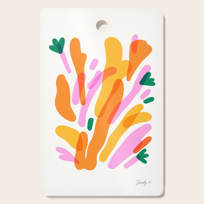 Abstract Flower Burst  Cutting Board Gallery Image 1