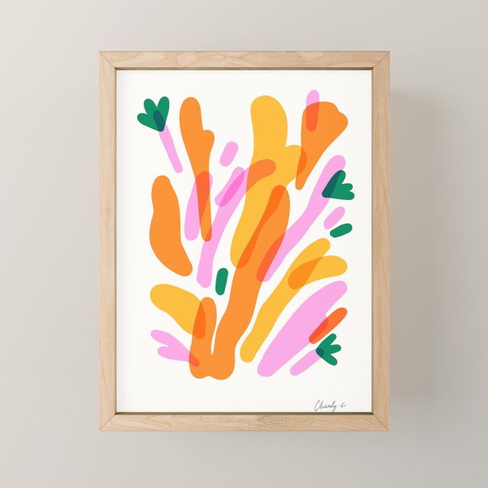 Abstract Flower Burst  Mini Art Print Gallery Image 1