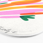 Abstract Flower Burst  Bath Mat Gallery Image 3