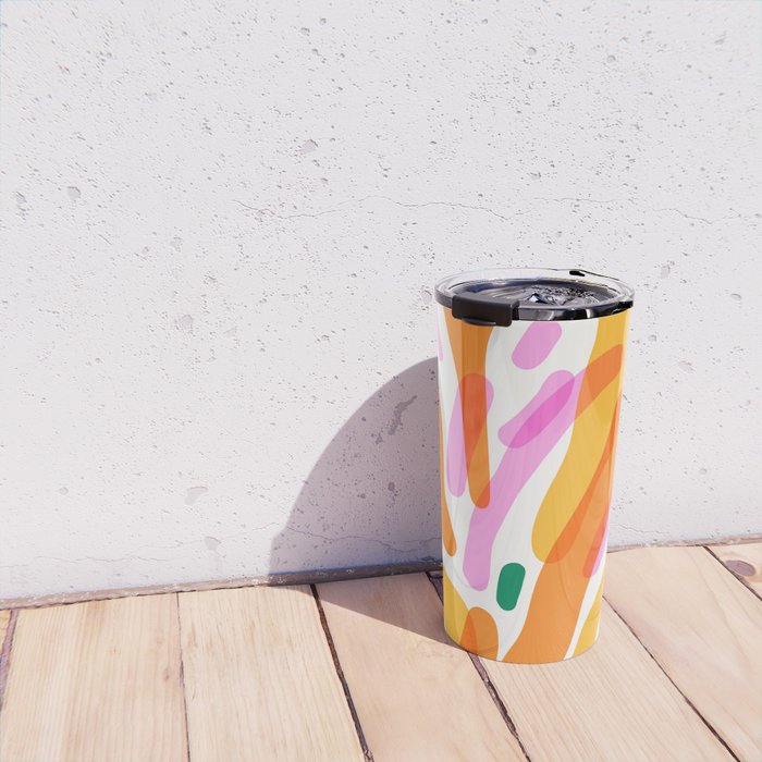 Abstract Flower Burst  Travel Mug Gallery Image 4