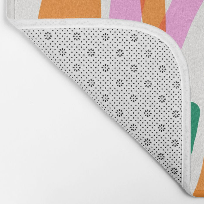 Abstract Flower Burst  Bath Mat Gallery Image 2