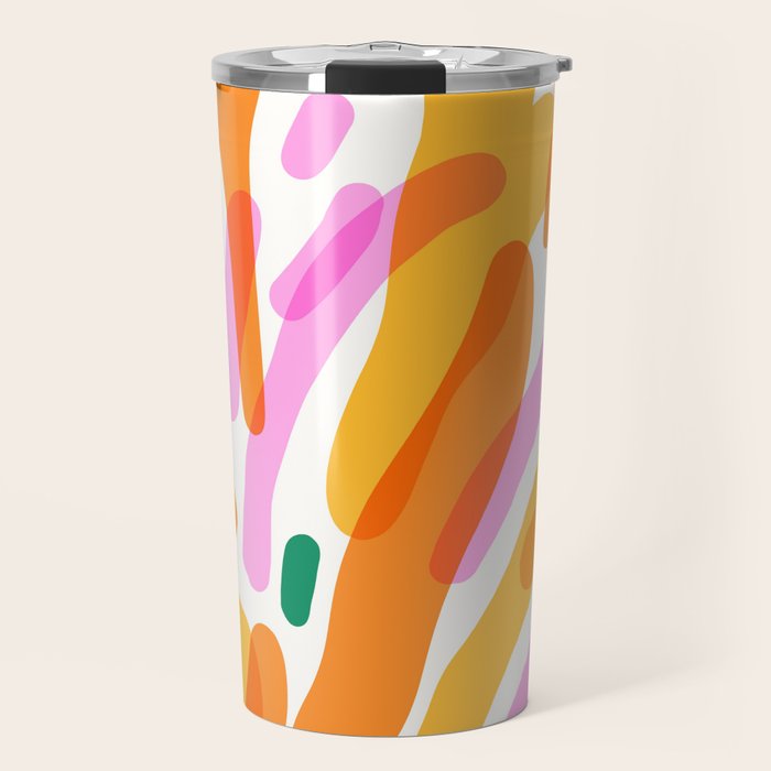 Abstract Flower Burst  Travel Mug Gallery Image 1
