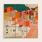cinque terre Wood Wall Art Gallery Image 1