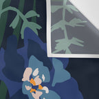 Wild flowers â modern floral illustration Wall Tapestry Gallery Image 3