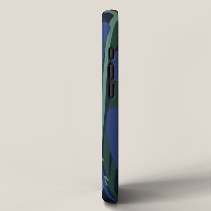 Wild flowers â modern floral illustration iPhone Case Gallery Image 2