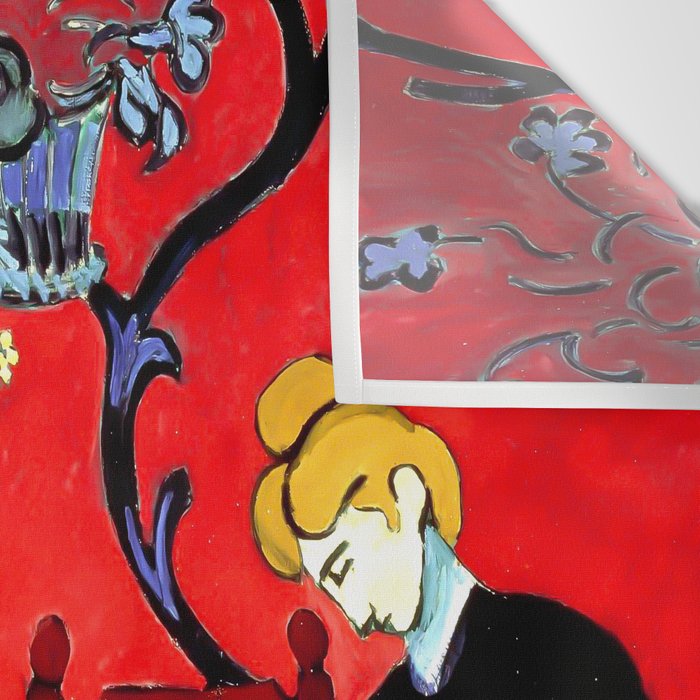 Matisse - The Dessert, Harmony in Red, 1908 Artwork Wall Tapestry Gallery Image 3