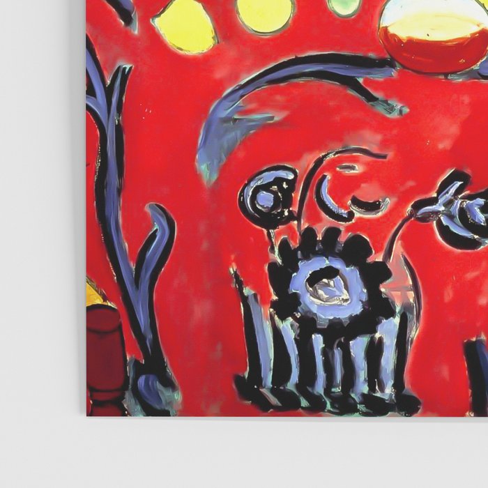 Matisse - The Dessert, Harmony in Red, 1908 Artwork Poster Gallery Image 3