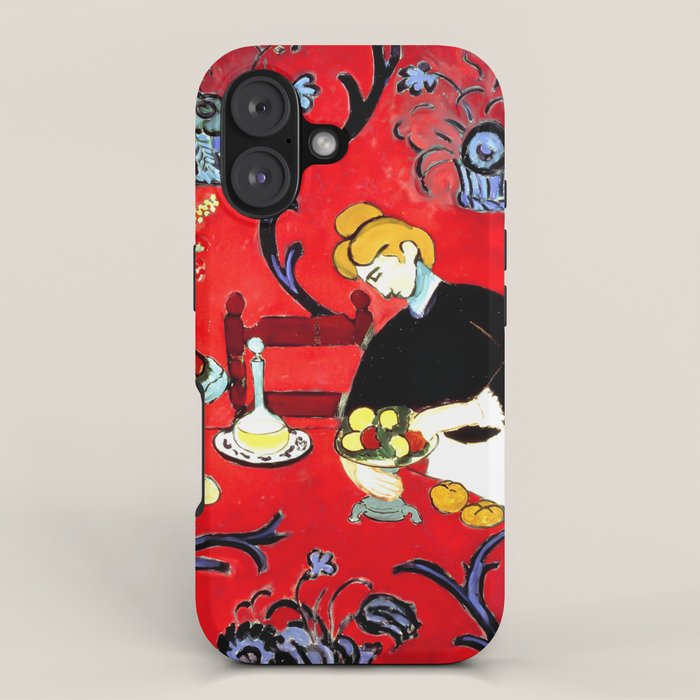 Matisse - The Dessert, Harmony in Red, 1908 Artwork iPhone Case Gallery Image 1