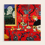 Matisse - The Dessert, Harmony in Red, 1908 Artwork Wood Wall Art Gallery Image 1
