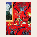 Matisse - The Dessert, Harmony in Red, 1908 Artwork Poster Gallery Image 4