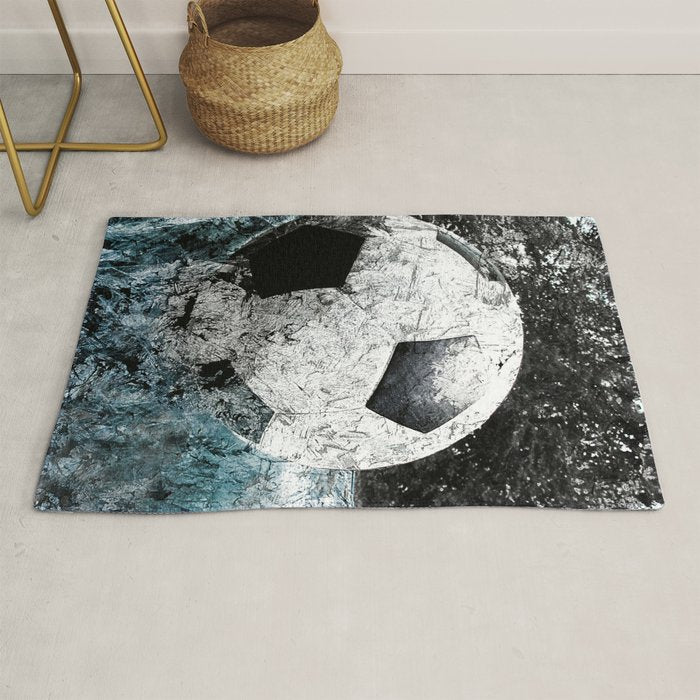 Modern soccer version 1 Rug Gallery Image 1