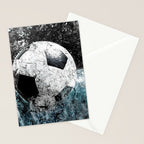 Modern soccer version 1 Stationery Card Gallery Image 2