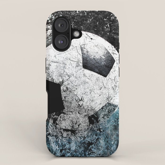 Modern soccer version 1 iPhone Case Gallery Image 1