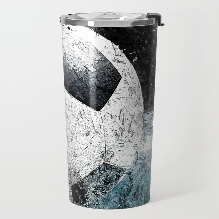 Modern soccer version 1 Travel Mug Gallery Image 2