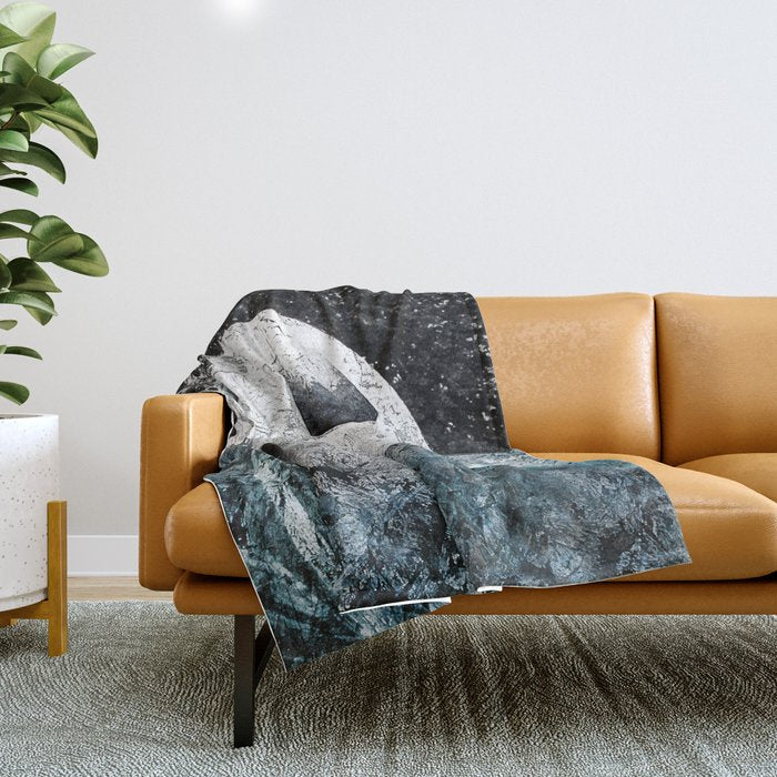 Modern soccer version 1 Throw Blanket Gallery Image 1