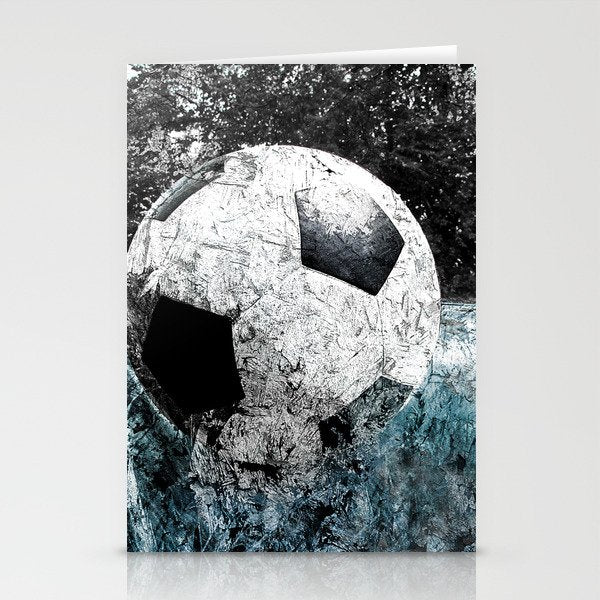 Modern soccer version 1 Stationery Card Gallery Image 2