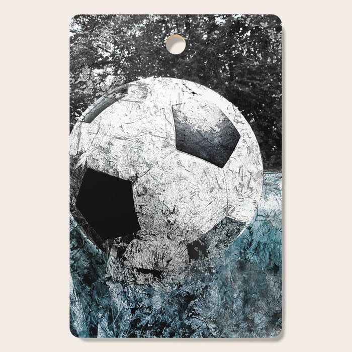 Modern soccer version 1 Cutting Board Gallery Image 1