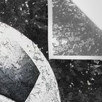 Modern soccer version 1 Wall Tapestry Gallery Image 3