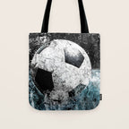 Modern soccer version 1 Tote Bag Gallery Image 1