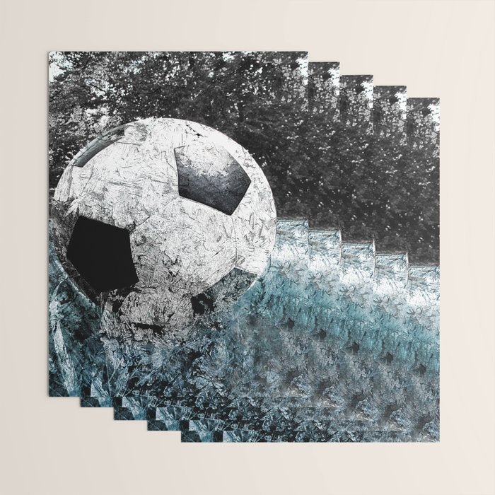 Modern soccer version 1 Wrapping Paper Gallery Image 3