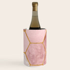 Pink and Gold Hexagon Quartz Wine Chiller Gallery Image 3