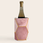 Pink and Gold Hexagon Quartz Wine Chiller Gallery Image 2