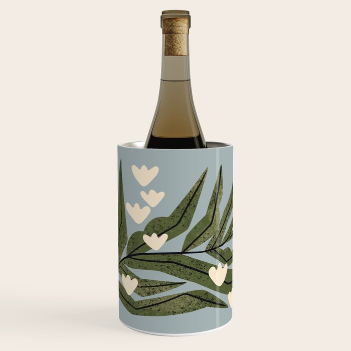 Reaching Tulips (Pale Blue) Wine Chiller Gallery Image 1